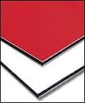 Alumalite 1 or 2  Sided 3 mm Corrugated plastic core, painted aluminum face corrugated plastic sheets